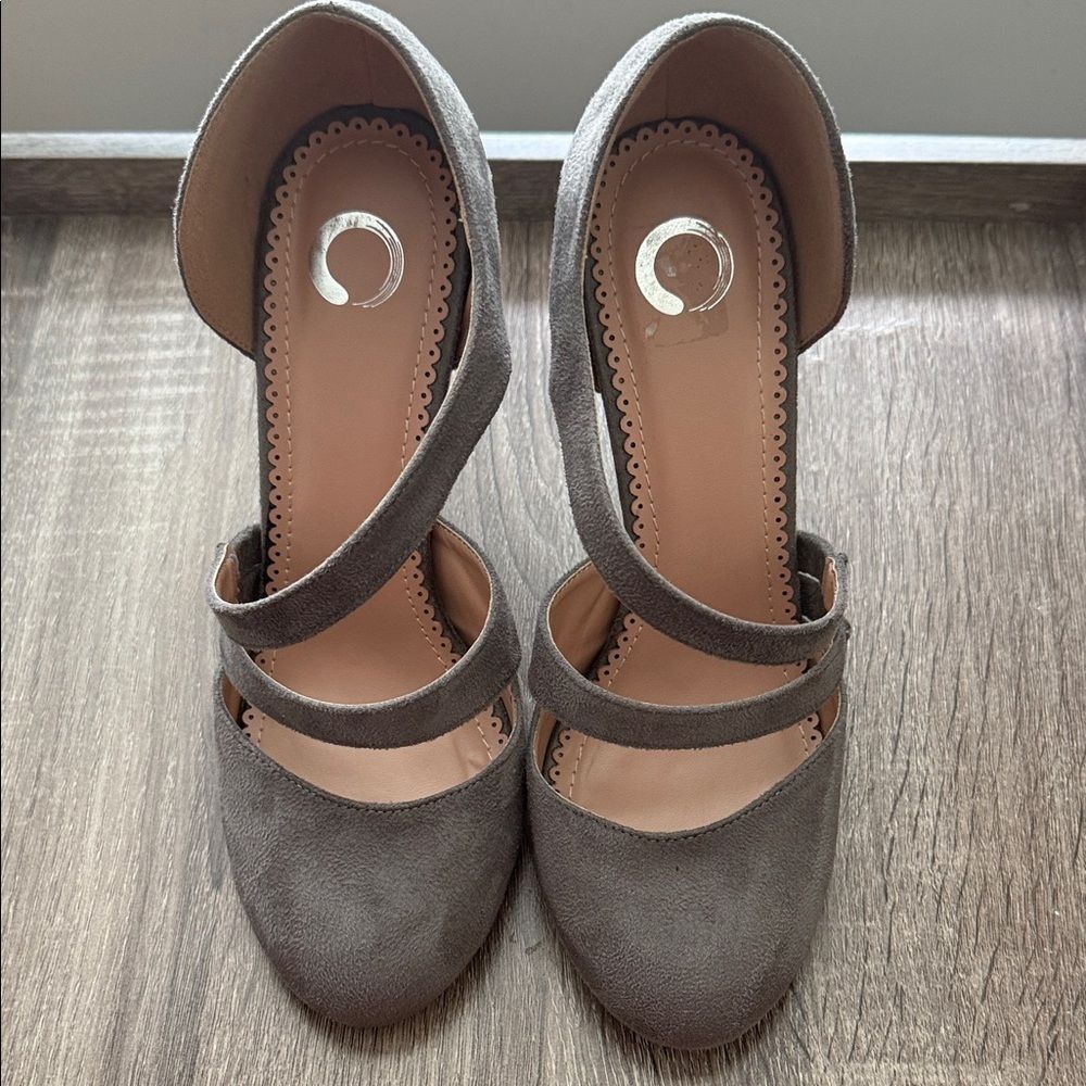 Journee Collection Gray Women's Heels